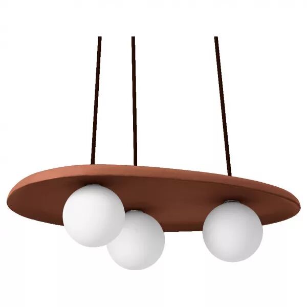 ldv suspension clay nest trio � culot g9 cuivre, lampes non incluses ledvance (4058075841109)