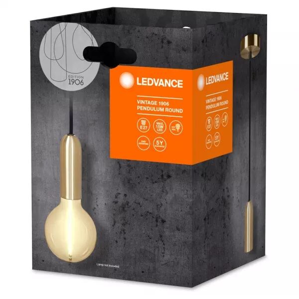 ldv suspension pendulum round vintage 1906 gold e27 (lampe non fournie) (4099854092626)