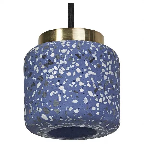 ldv suspension terrazzo ball � culot gu10 bleue - lampes non incluse (4058075841727)