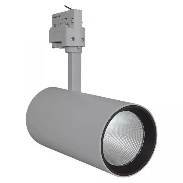 ldv track spot d95 55w/3000k irc90 24� gris 4000lm spot sur rail ledvance (4058075113763)
