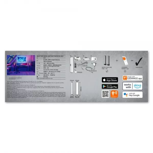 ldv wf mood light bar rgbtw bk (4099854014079)