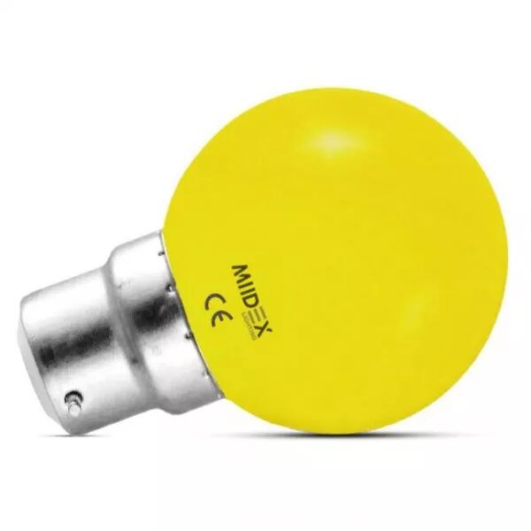 LED 1 W BULB B22 JAUNE BLI X2 (76450)