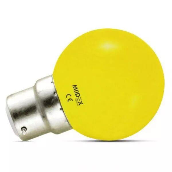 LED 1 W BULB B22 JAUNE BX (7645)