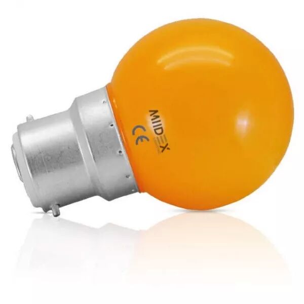 LED 1 W BULB B22 ORANGE BLI X2 (76470)