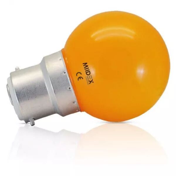 LED 1 W BULB B22 ORANGE BX (7647)