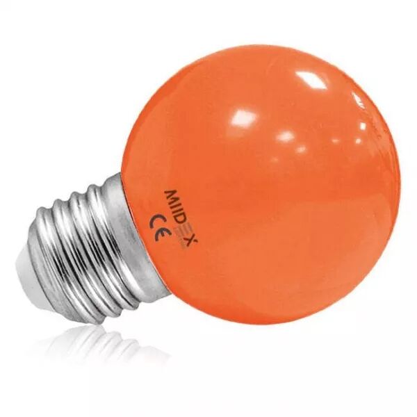 LED 1 W BULB E27 ORANGE BLI X2 (76203)