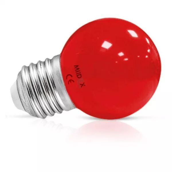 LED 1 W BULB E27 ROUGE BLI X2 (76181)