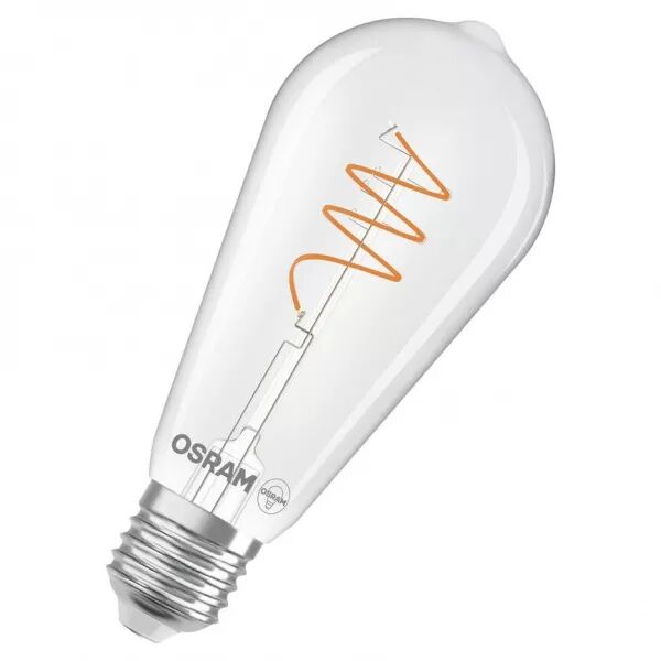 led 1906 st64 claire spiral 3.4w 470lm 827 e27 (4058075837027)