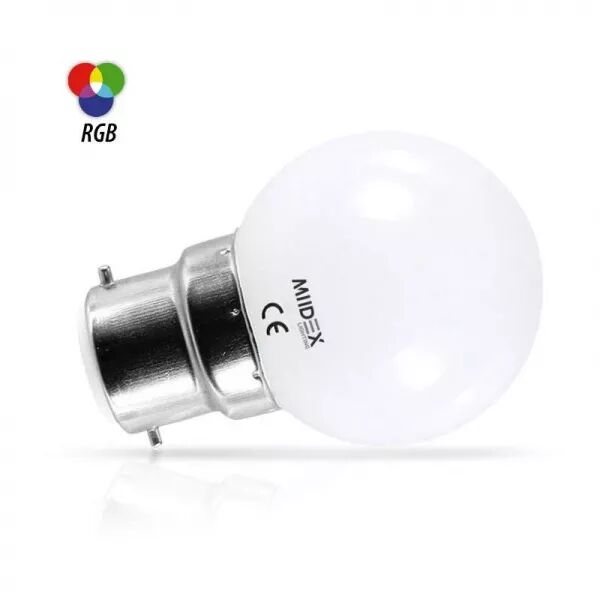 LED 1W BULB B22 RGB DEPO BOI (76152)