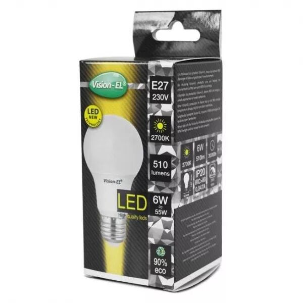 LED 5W BULB E27 2700K BX (7455)