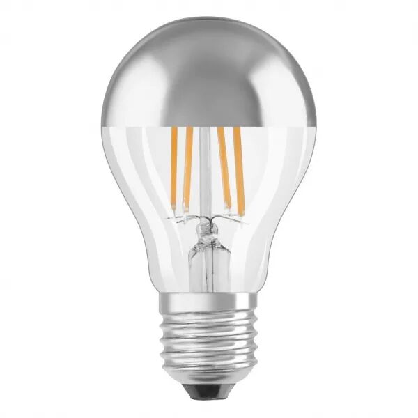led classic ledvance pfm cla50 miroir argent e27 6,5w 827 650lm (4099854062742)