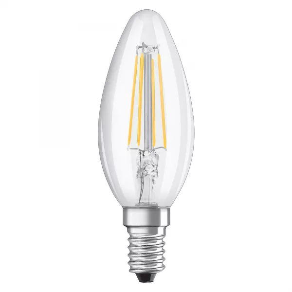 led classic ledvance pfm clb40 verre clair e14 4w 827 470lm (4099854069413)