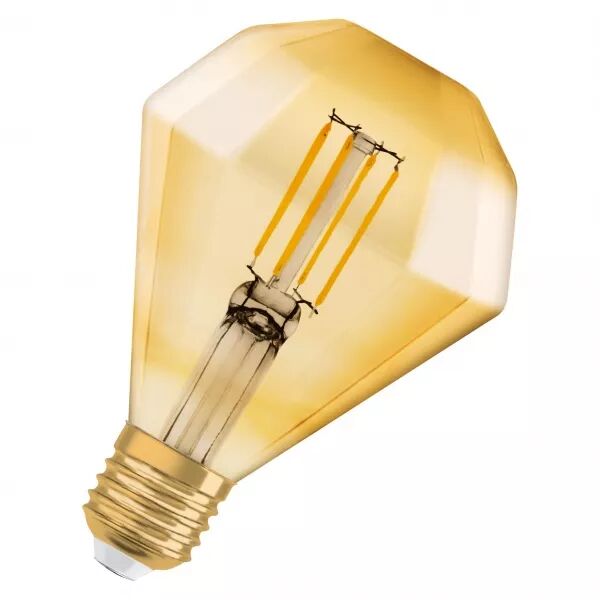 led classic osram 1906 diamond40 fil gold e27 4w 470lm 2400k (4058075091955)
