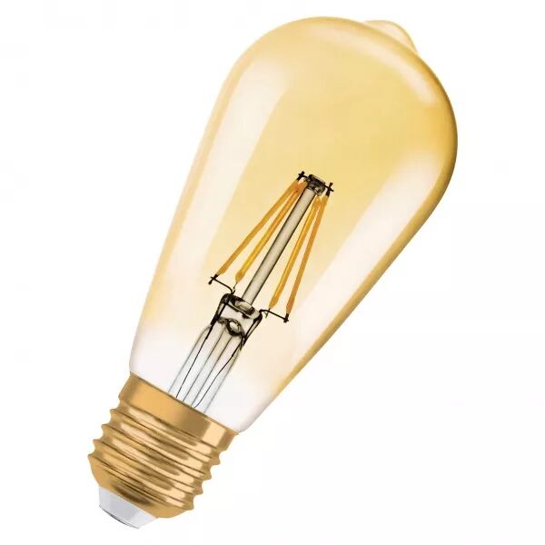 led classic osram 1906 dim edi60 verre dor� e27 6,5w 824 725lm 2400k (4058075754713)