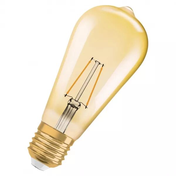 led classic osram 1906 edi22 verre dor� filament e27 2,5w 824 220lm 2400k (4099854091339)