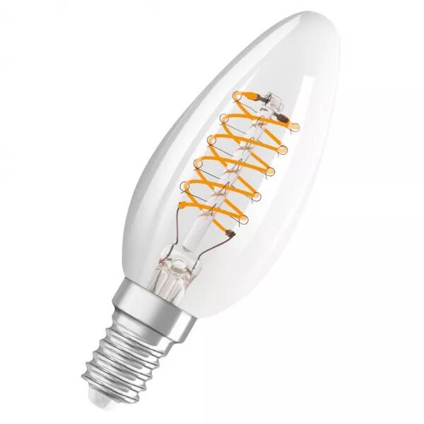 led osram 1906 dim clb40 verre clair filament spiral e14 4,8w 2700k (4099854075728)
