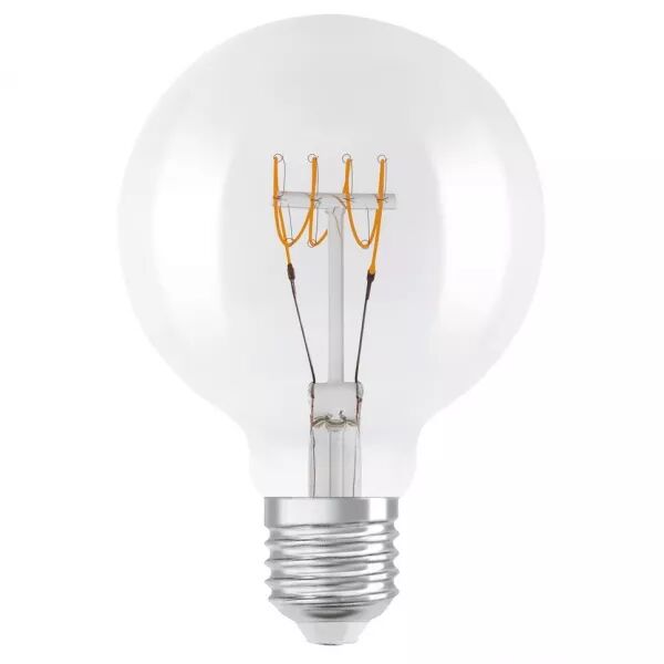 led osram 1906 dim clg40 d95 verre clair filament spiral e27 4,8w 2700k (4099854075681)