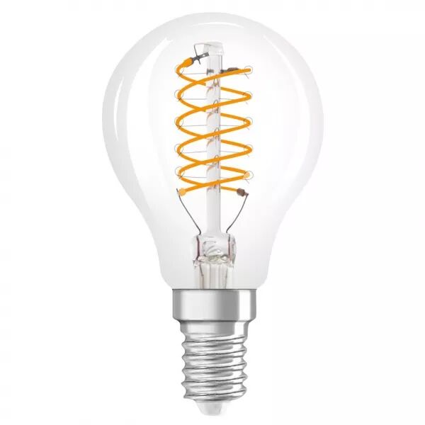 led osram 1906 dim clp40 verre clair filament spiral e14 4,8w 2700k (4099854075742)