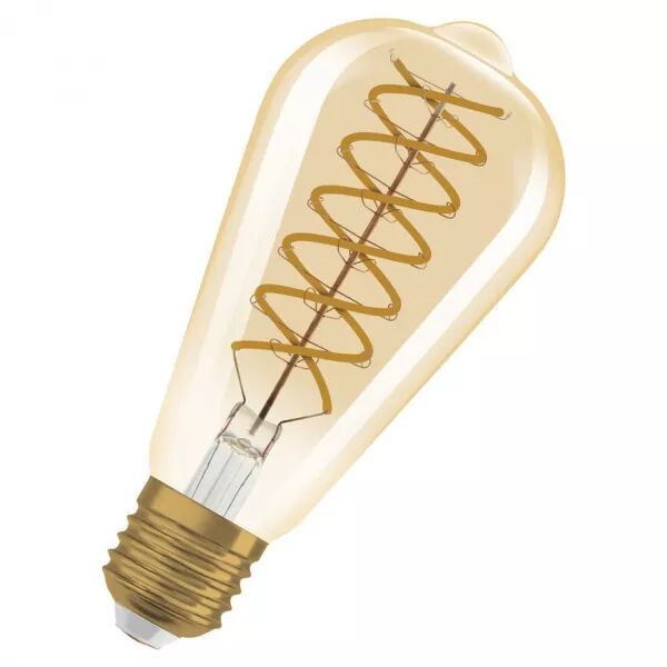 led osram 1906 dim edison60 verre dor� - filament spiral e27 8,8w 2400k (4099854137846)