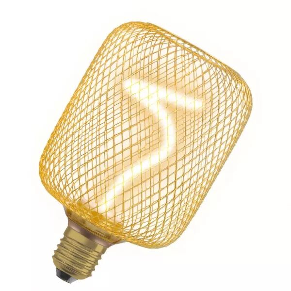led osram cage dor�e cylindre 100 filament spirale gradable 3,5w 170lm 818 e27 (4058075840225)