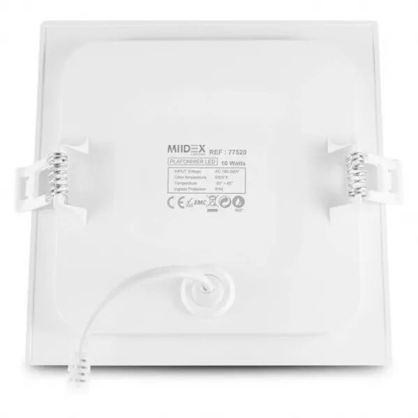 LED PLAFOND 150X150 10W 6000K (77520)