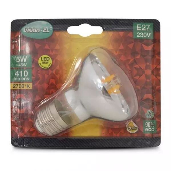 LED R63 E27 5W 2700K FIL BLI (76701)
