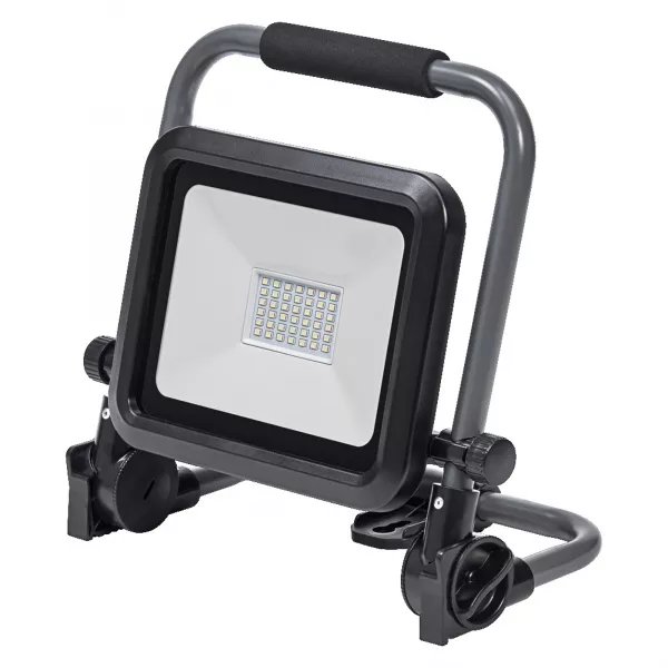 led worklight value projecteur de chantier 30w lumiere du jour r-stand et prise (4058075831254)