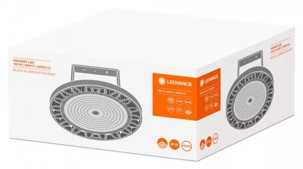 ledvance high bay led 165w/4000k 70� ip65 ik08 22000lm (04058075074361)