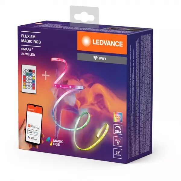 ledvance smart+ wifi flex 5m magic rgb rc ip20 (4099854095146)