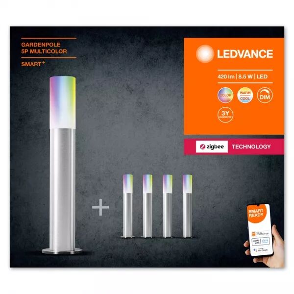 ledvance smart+ zb gardenpole rgbw 420lm (4058075208346)