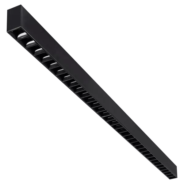 LINEAR 2 - Plafonnier 1,4m UGR16 36W 3000K 2600lm 50000h, noir (51443)