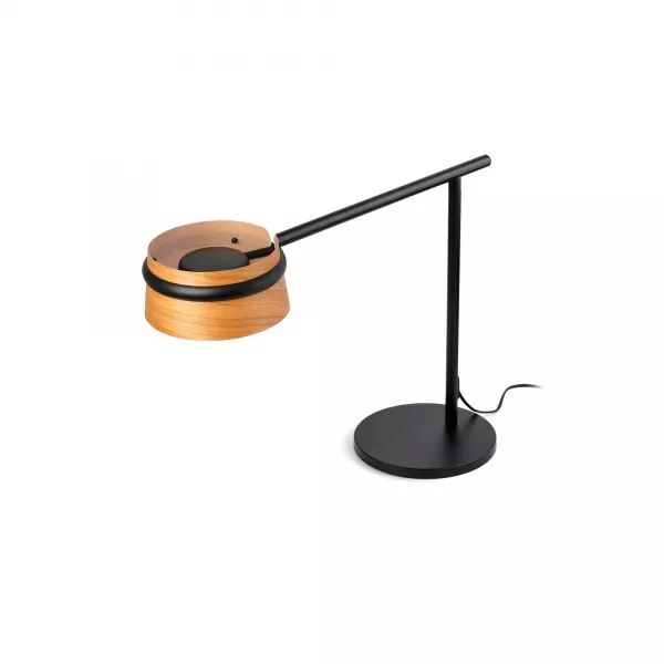 Loop Led Lampe De Table Avec Un Noire (29568)