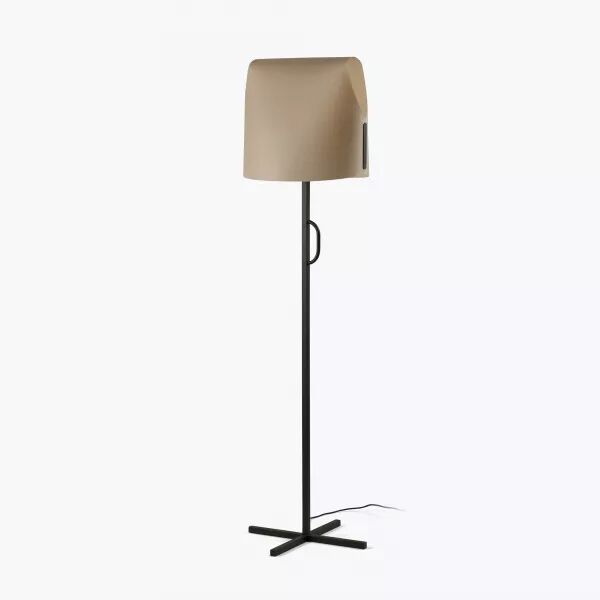 Luang Lampadaire noire/camel (23003-60)