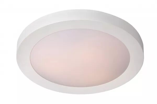 Lucide FRESH - Plafonnier Salle de bains - � 35 cm - 2xE27 - IP44 - Blanc (79158/02/31)