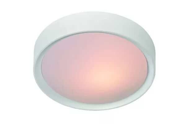 Lucide LEX - Plafonnier - � 33 cm - 2xE27 - Blanc (08109/02/31)