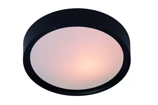 Lucide LEX - Plafonnier - � 33 cm - 2xE27 - Noir (08109/02/30)