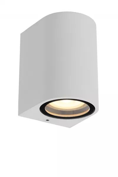 Lucide ZARO - Spot mural / Applique mural Int�rieur/Ext�rieur - 1xGU10 - IP44 - Blanc (69801/01/31)