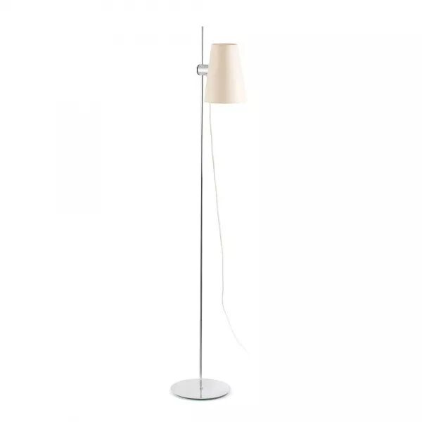 Lupe Lampadaire Avec Une Chrome (29998)