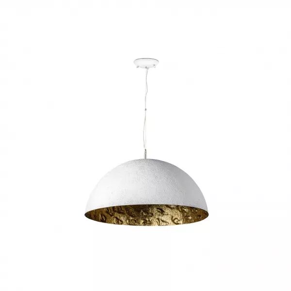 Magma-P Lampe Suspension Blanche Et Or (28399)