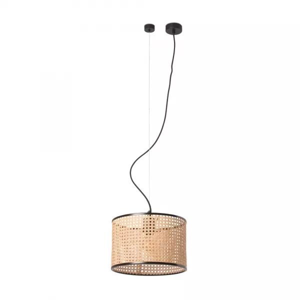 Mambo Lampe Suspension Noir/Rotin �320 (64314-48)