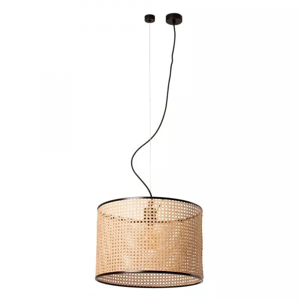 Mambo Lampe Suspension Noir/Rotin �450 (64314-49)