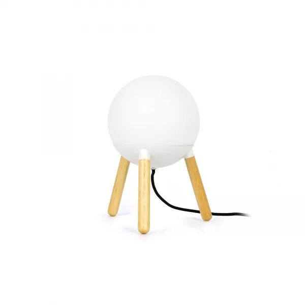Mine Lampe De Table Avec Un Blanche (28378)