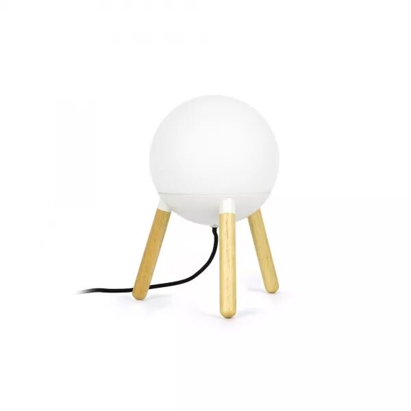 Mine Lampe De Table Avec Un Blanche Pc (28211)