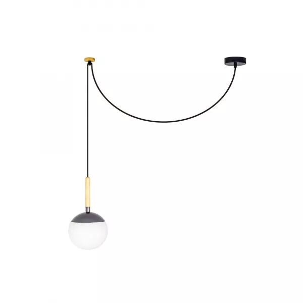 Mine Lampe Suspension Grise (28376)