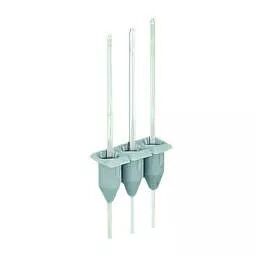 Module avec broche 0,8 x 1,6 mm pour montage individuel de toutes le, gris (280-476)