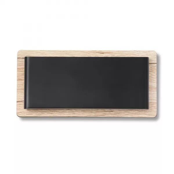Mood Lampe Applique Noire Et Bois (20061)