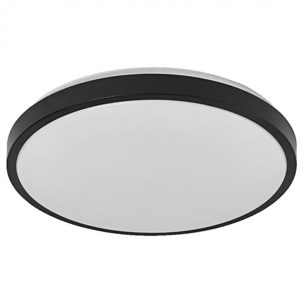 orbis london plafonnier 400mm 24w chaud noir (4058075832732)