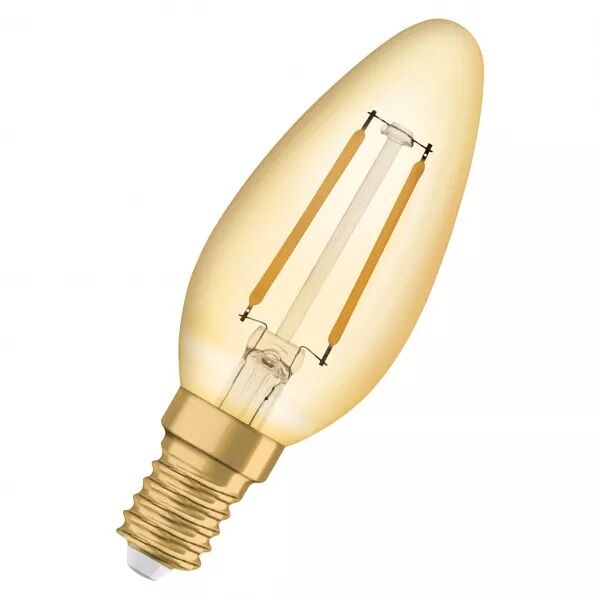 osram led 1906 clb12 fil gold e14 1,5w 120lm (4058075293205)