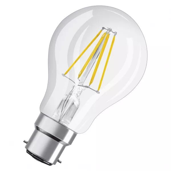 osram led fil cla40 claire 827 b22 4w 470lm verre (4058075061651)