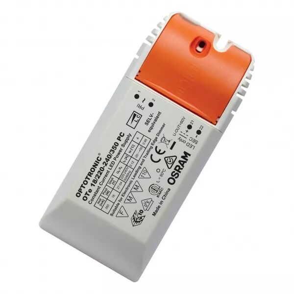 ote 18/220-240/350 pc osram driver phase-cut pour luminaires et modules led (4052899105348)